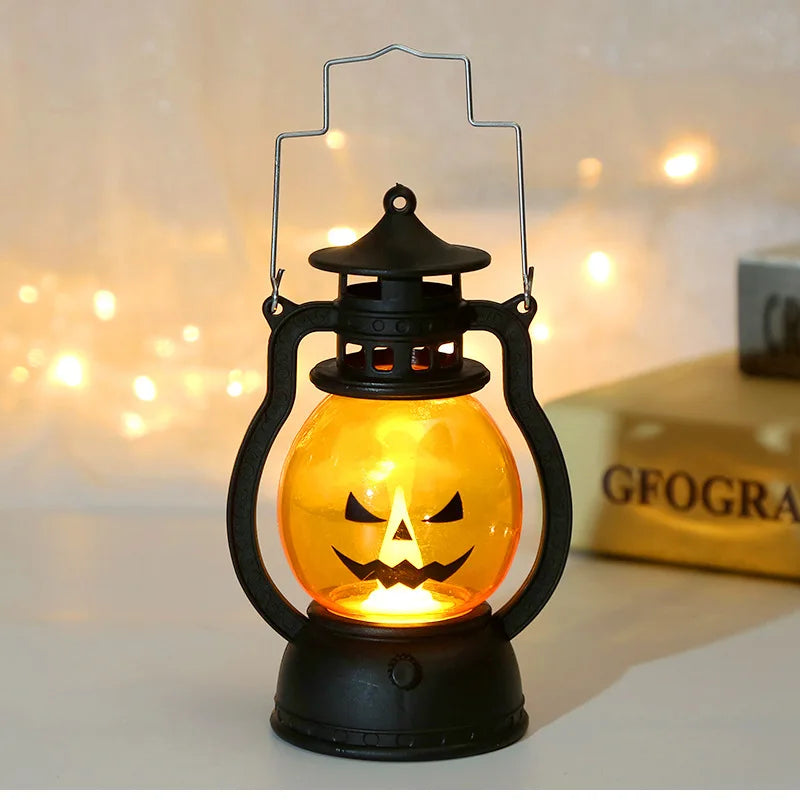 Halloween Hanging Lantern LED Pumpkin Light for Party Decor
