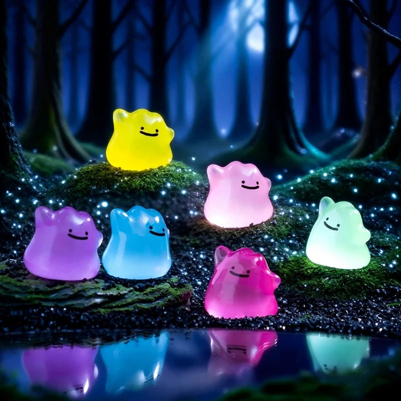 Mini Monster Figurines – Resin Desk Decor Set