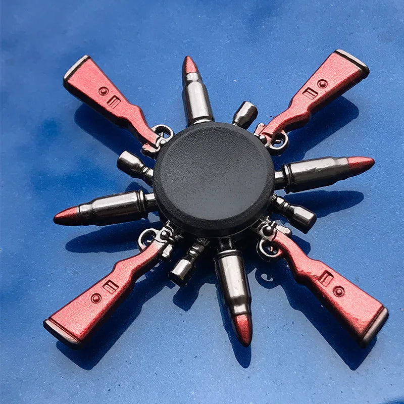 Colorful Metal Fidget Spinner – Zinc Alloy Hand Spinner for Adults