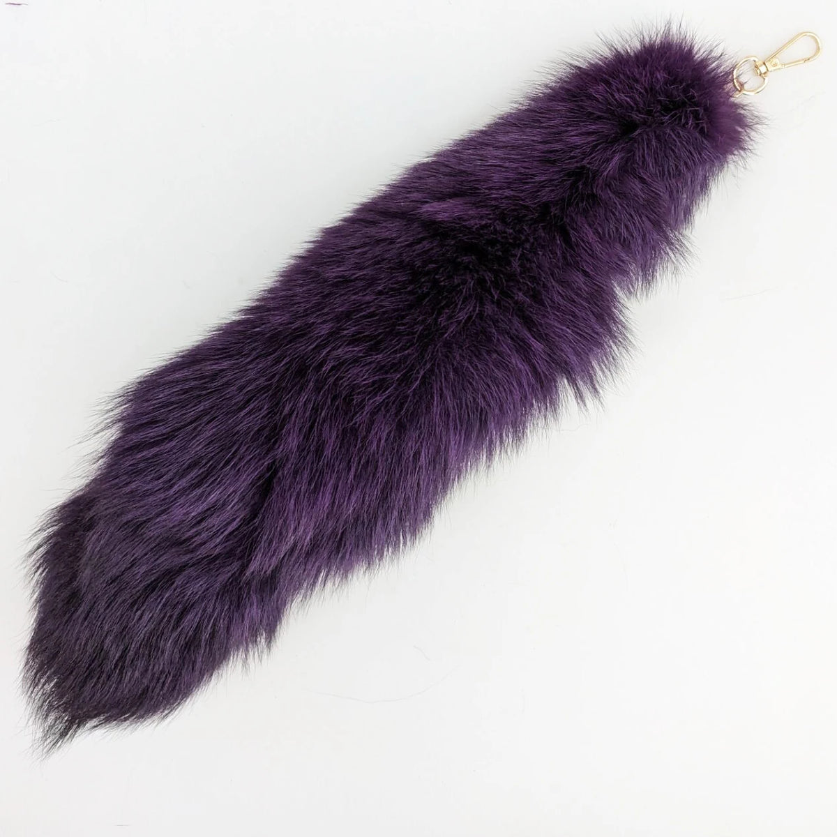 Fox Tail Keychain for Women Furry Y2K Car Accessory
