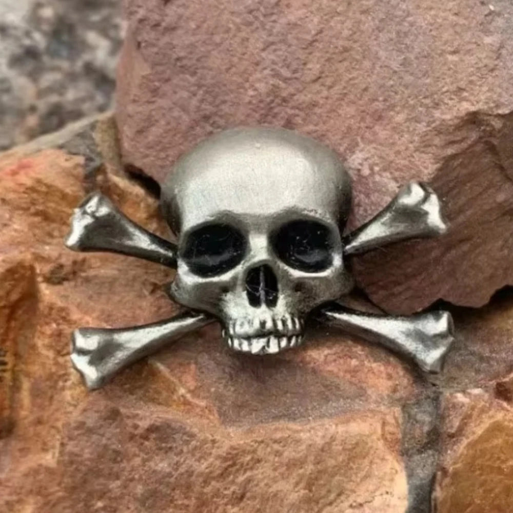 Halloween Skull Brooch Punk Skeleton Gothic Pin Badge