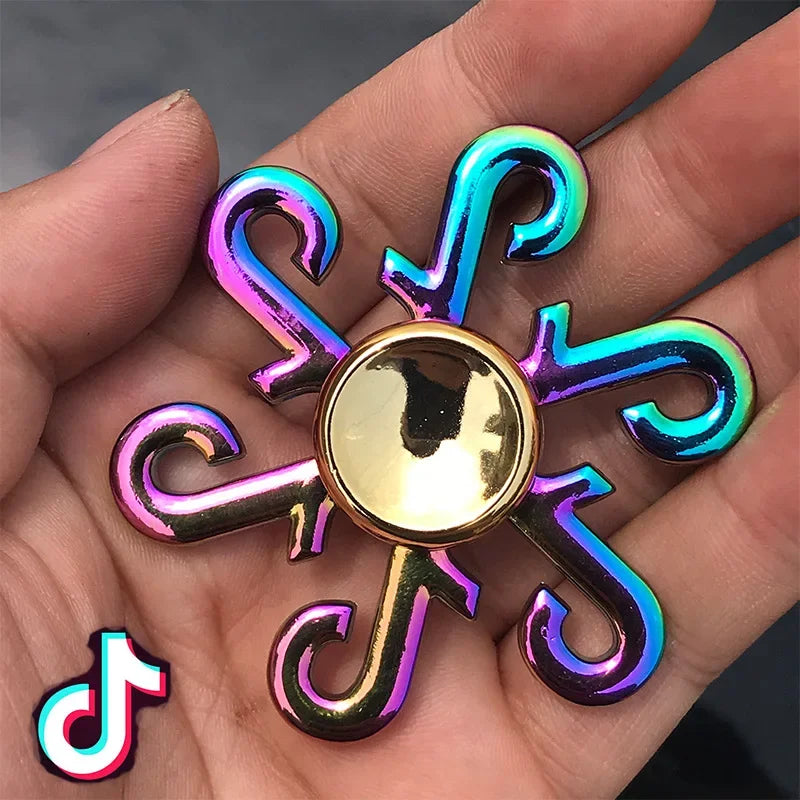 Metal Fidget Spinner Fingertip Gyro Alloy Hand Spinner Toy