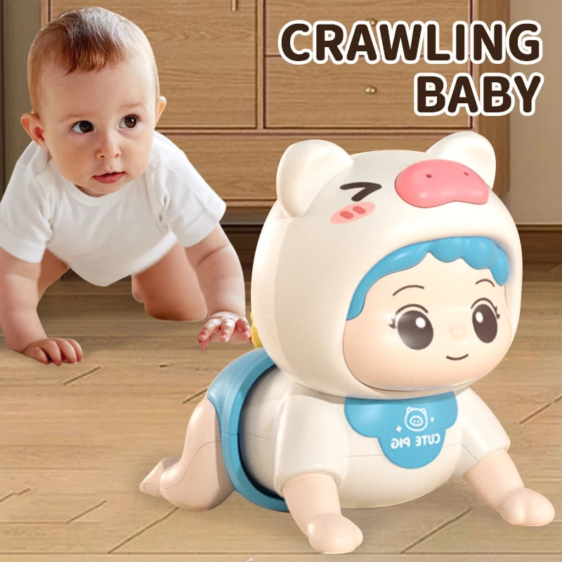Baby Crawling Toy – Light & Music Early Learning Activity Toy