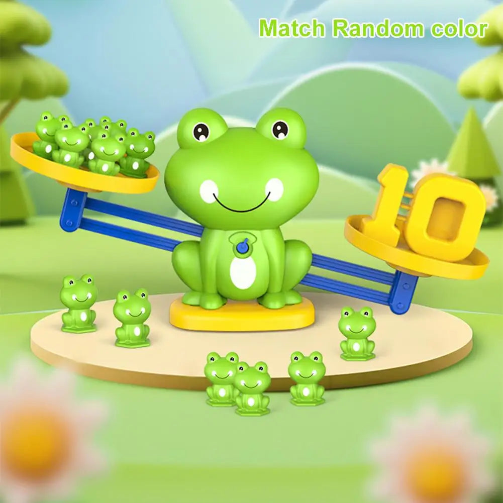 Math Balance Game – Frog Number Scale for Addition & Subtraction