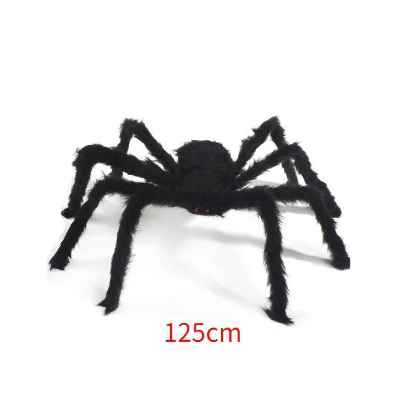 Giant Plush Spider – Large Halloween Decoration