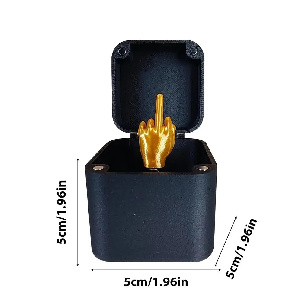 Middle Finger Desk Decor – Funny Gag Gift & Novelty Figurine