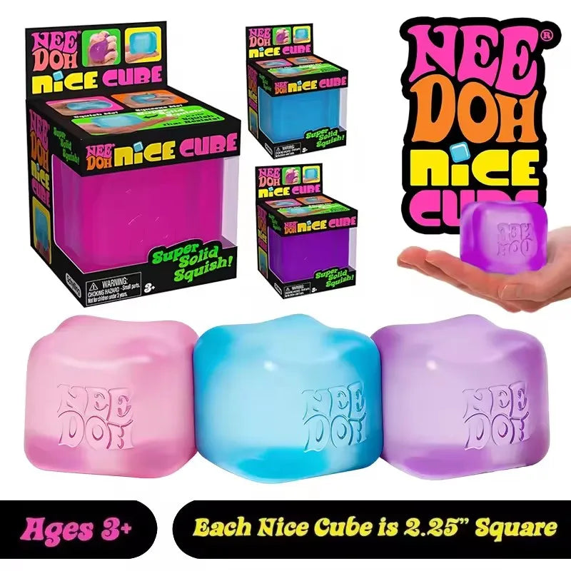 Sensory Cube – Squeeze Fidget Toy for Stress Relief