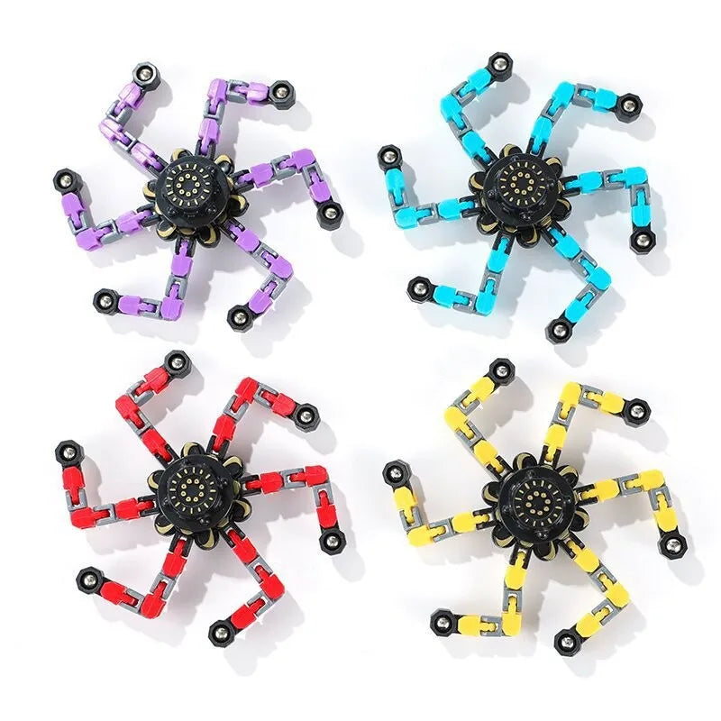 Fidget Spinner Chain – Deformed Hand Spinner Sensory Toy