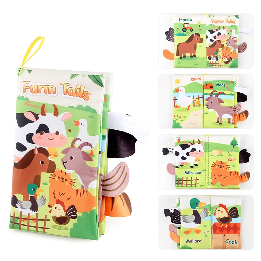 Baby Cloth Book – Soft Animal Sensory & Early Learning Toy