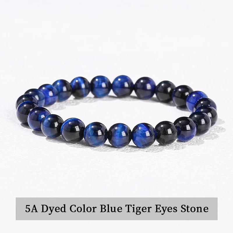 Natural Stone Bead Bracelet – Crystal & Agate Jewelry