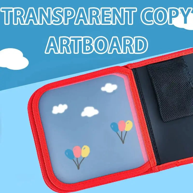 Reusable Drawing Book for Kids – Erasable Doodle Pad with Drawing Pens