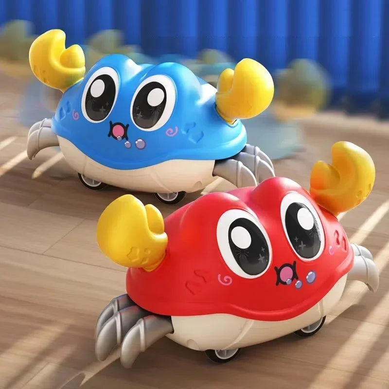 Crawling Crab Baby Toy – Interactive Tummy Time Sensory Toy