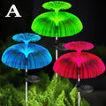 Solar Garden Lights 7 Color Changing Jellyfish Pathway Lights