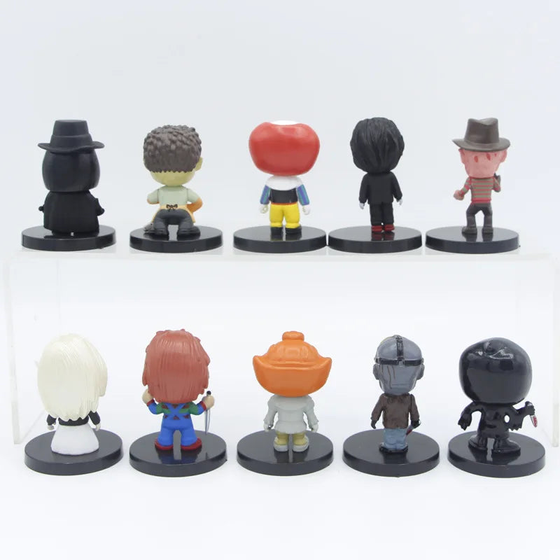 Horror Mini Figure Set – 5.5cm PVC Halloween Collectibles