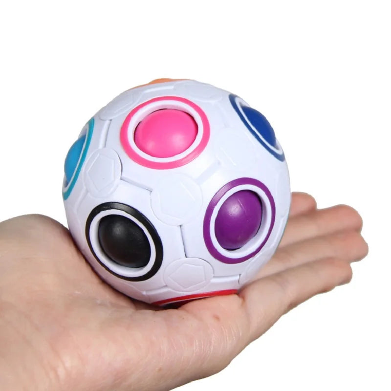 Rainbow Ball Fidget Cube