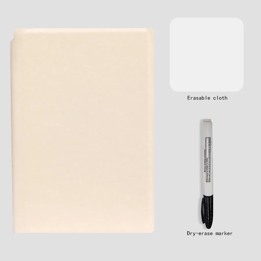 Reusable Whiteboard Notebook A5