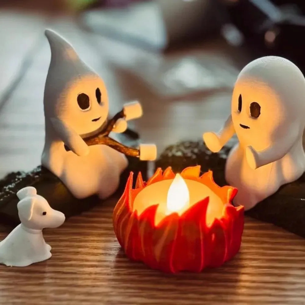 Halloween Ghost Decoration, Spooky Outdoor Haunted House Prop Set