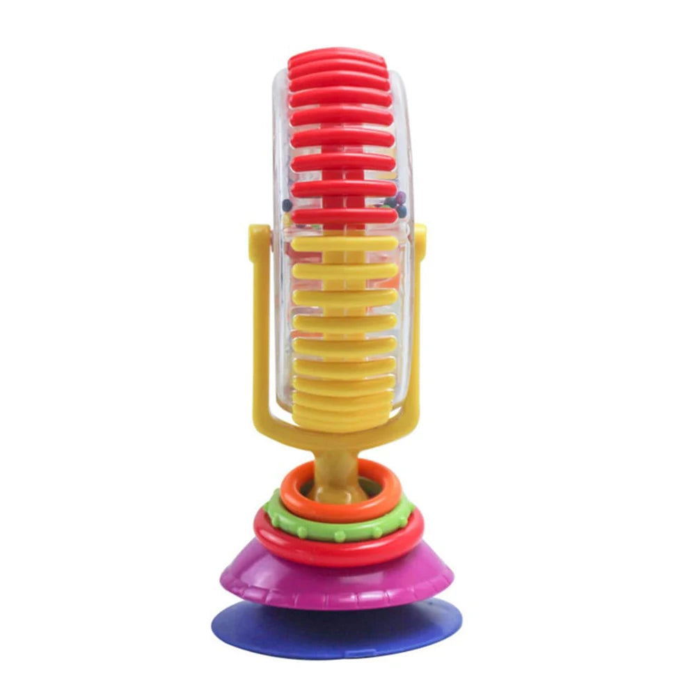 Baby Suction Cup Rattle Toy – Rotating Ferris Wheel Activity Toy