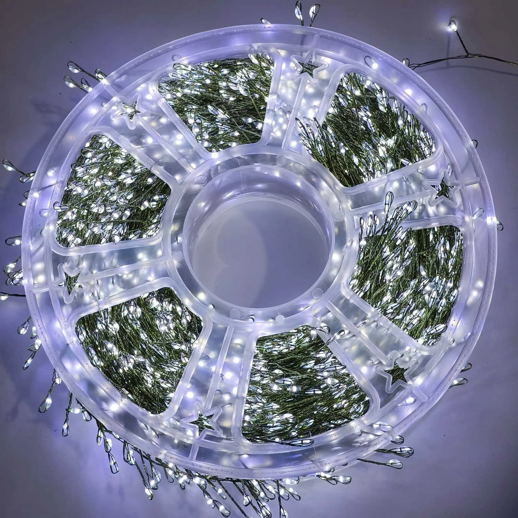 LED Firecracker String Lights – 30M–75M Remote Control Decor