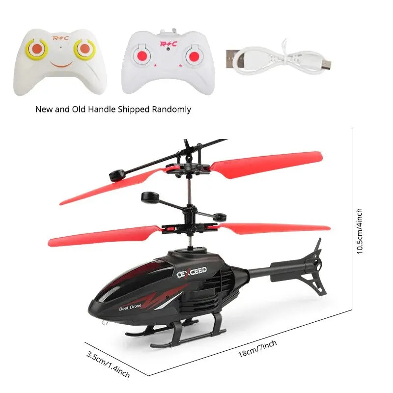 RC Helicopter for Kids – Gesture Control LED Flying Toy