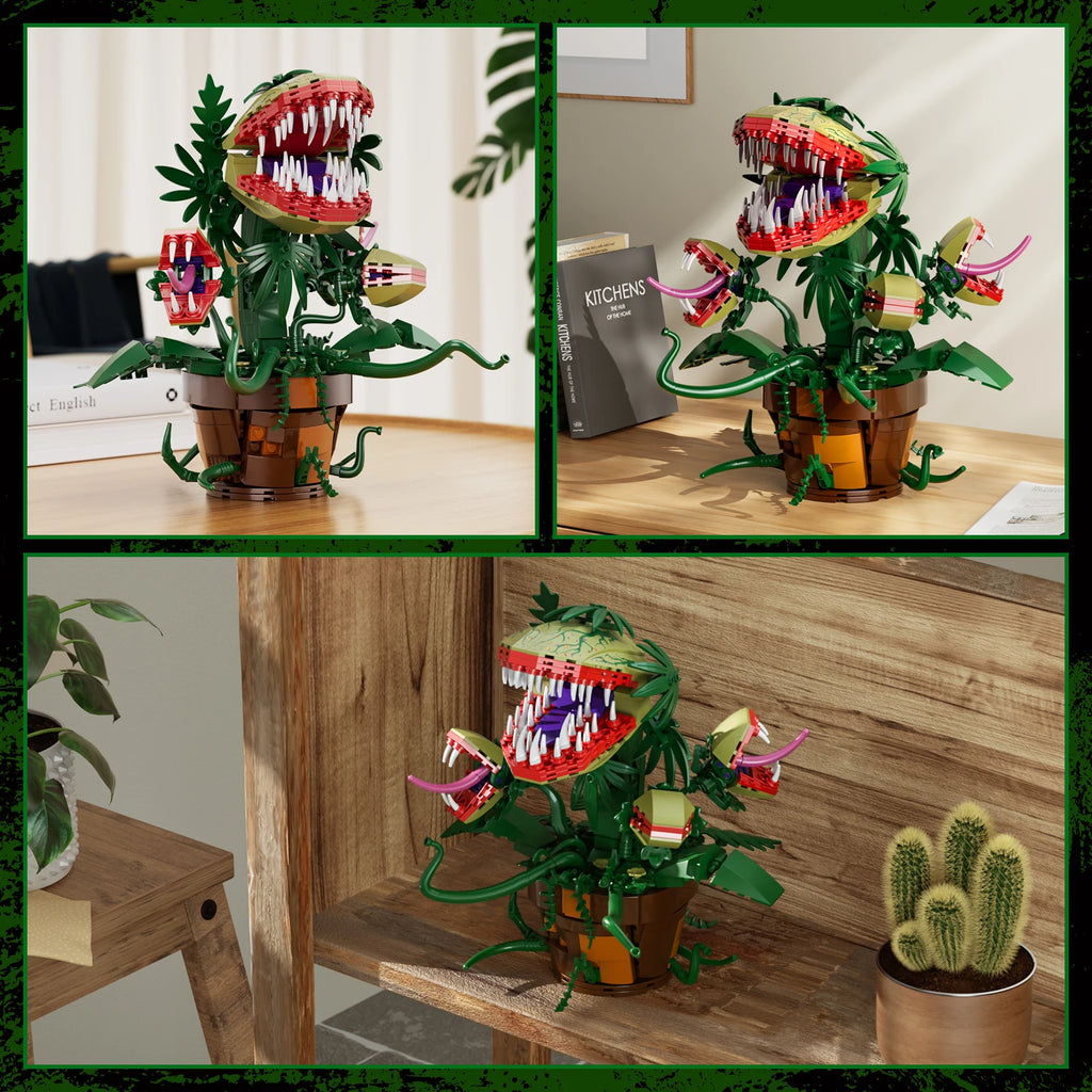 Horror Plant Building Blocks 629pcs Halloween Building Set