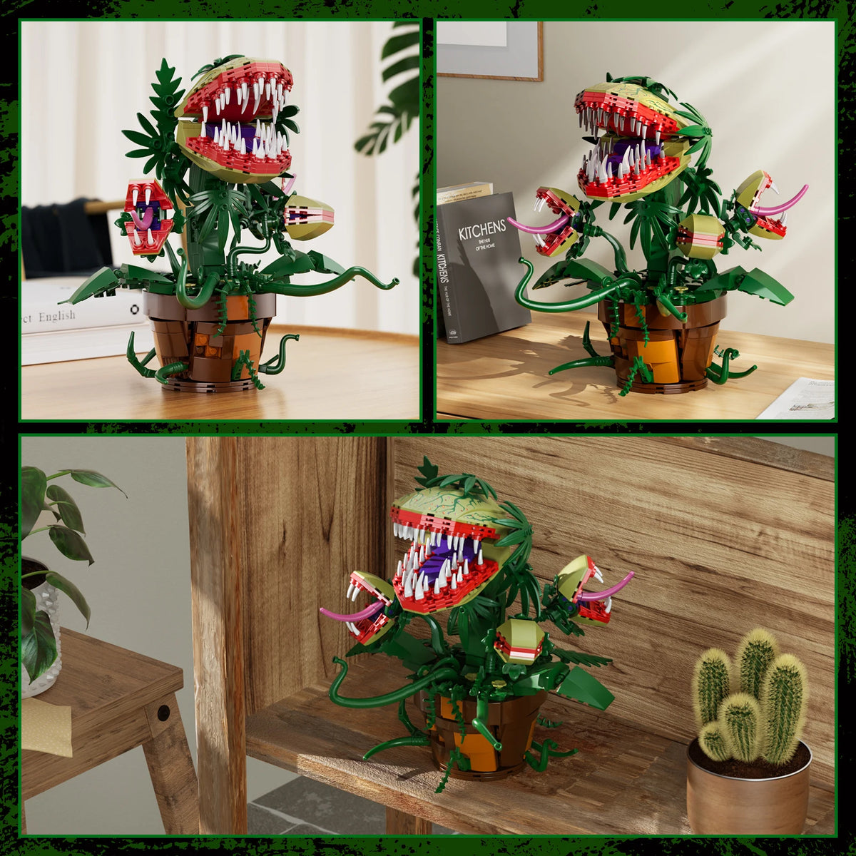 Horror Plant Building Blocks 629pcs Halloween Building Set