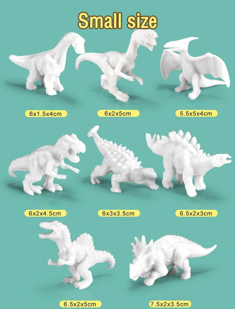 Dinosaur Painting Kit – DIY Dinosaur Art Set with Paints for Kids