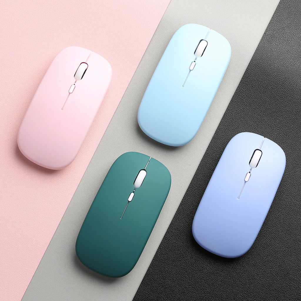 Bluetooth Wireless Mouse – Silent Portable Mouse for Laptop & Tablet