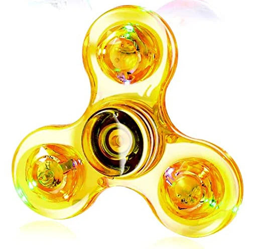 LED Fidget Spinner Glow in the Dark Luminous Spinning Toy