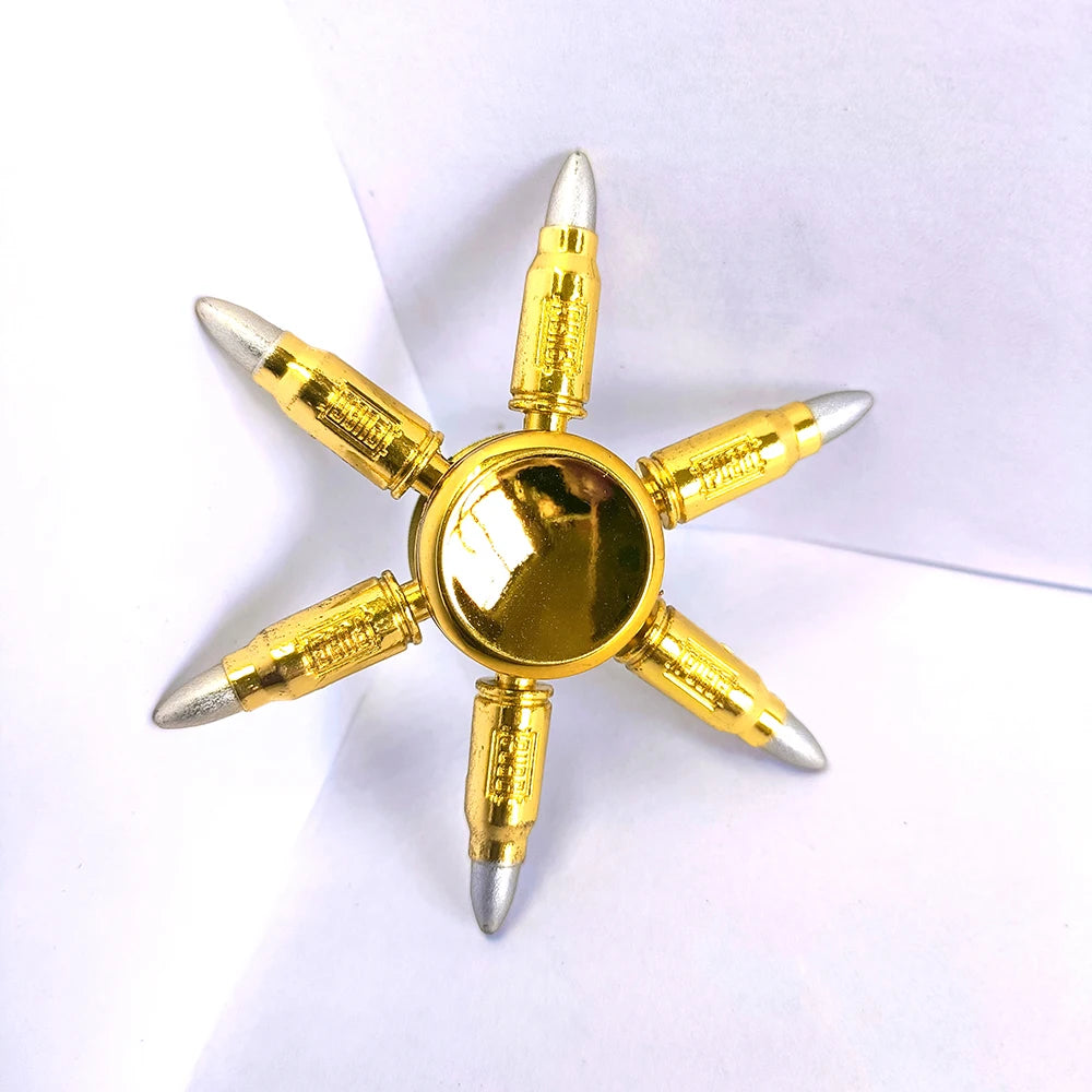 Colorful Metal Fidget Spinner – Zinc Alloy Hand Spinner for Adults