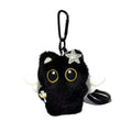 Black Cat Plush Keychain – Cute Kawaii Bag Pendant for Everyday Style