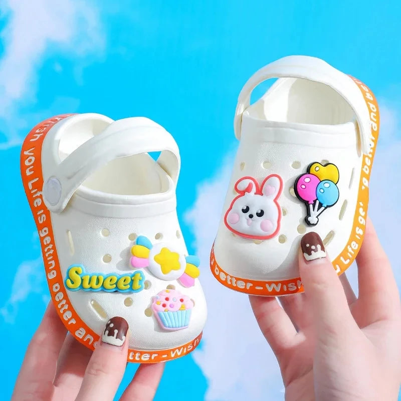 Kids Summer Sandals – Lightweight Slip-On Beach Shoes