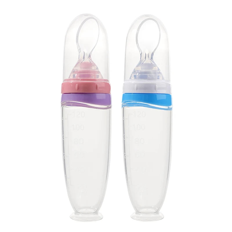 Baby Food Feeder Silicone Spoon