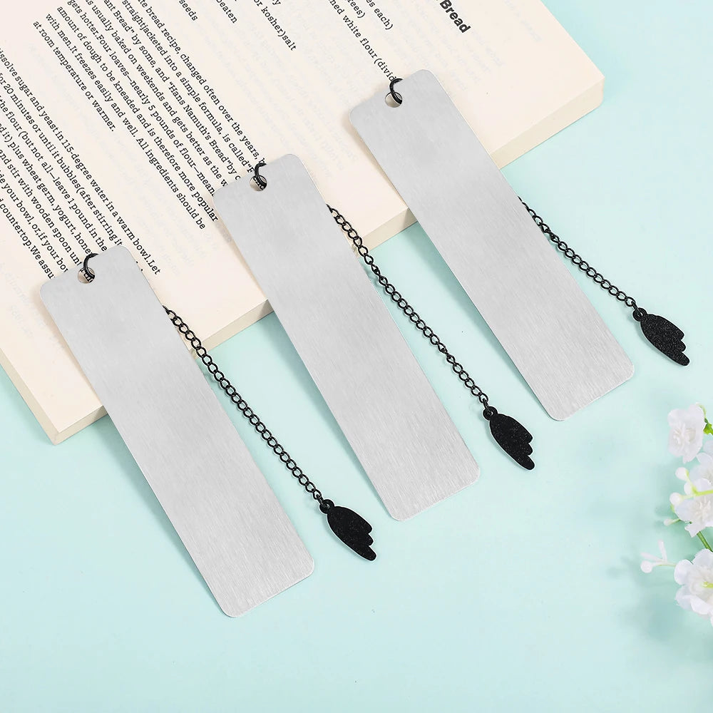 Halloween Ghost Bookmark – Stainless Steel Reading Accessory