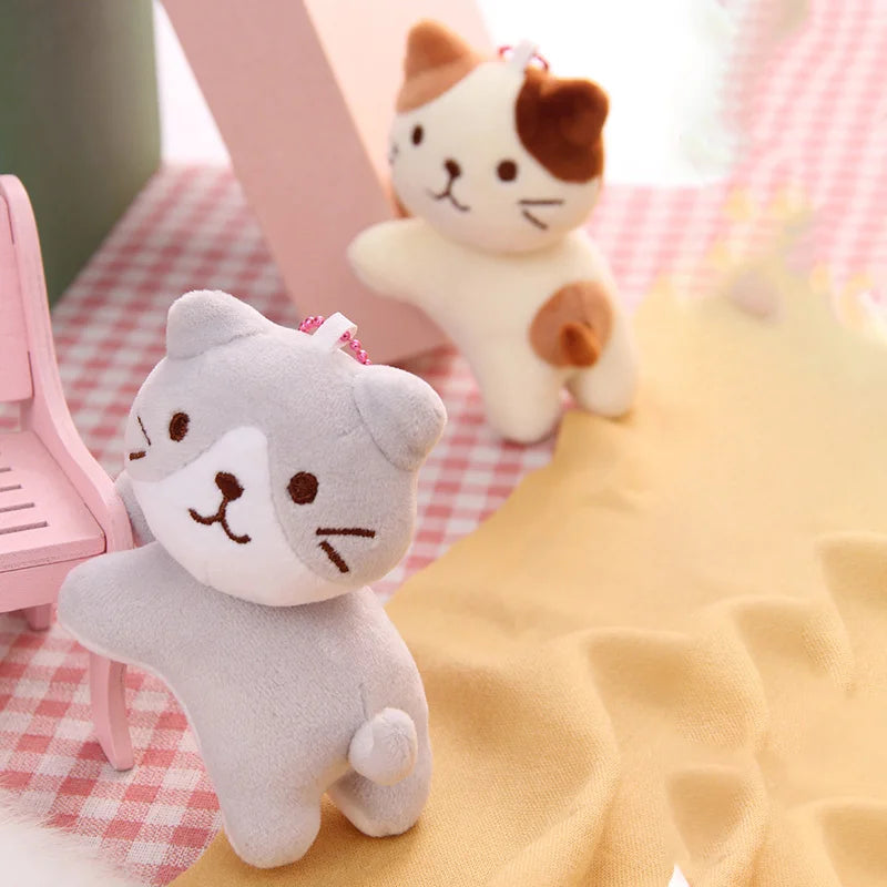 Cat Plush Toy – Cute Soft Kitten Doll & Backpack Pendant