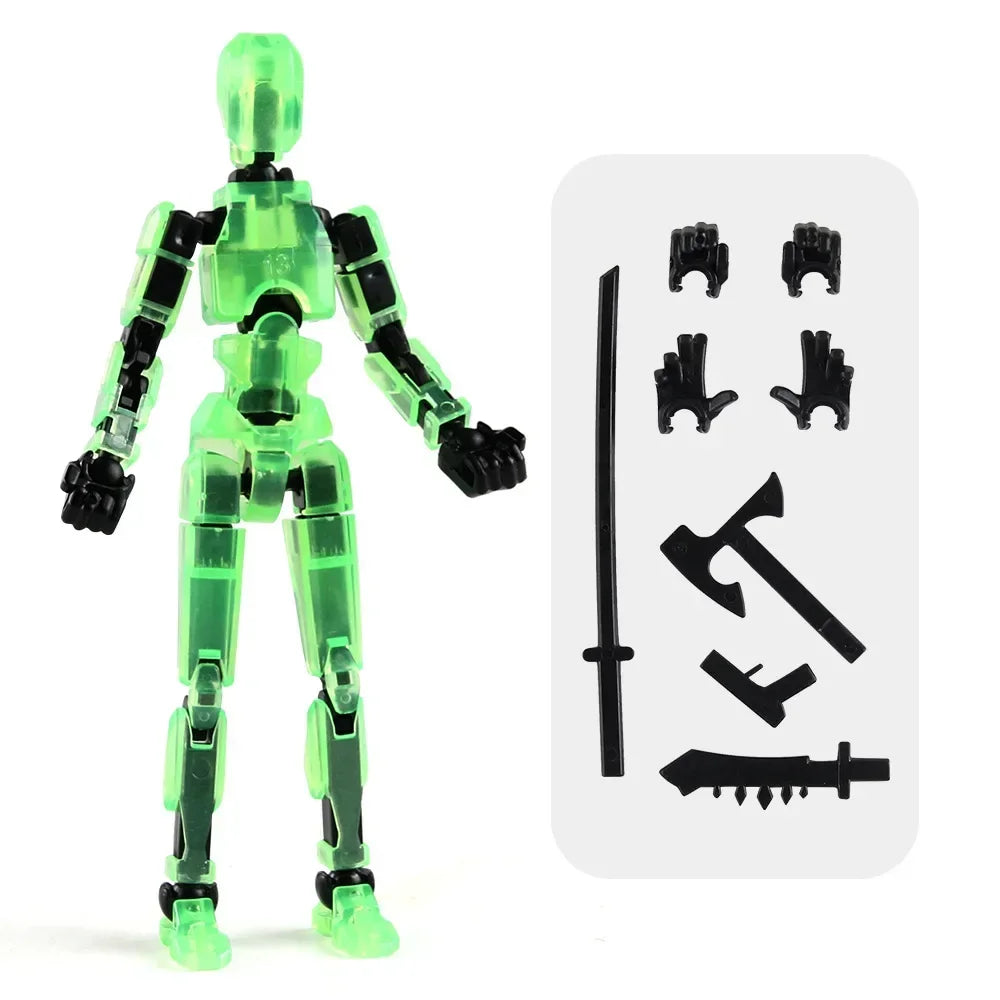 Movable Robot Action Figure – Multi-Jointed 14CM Model