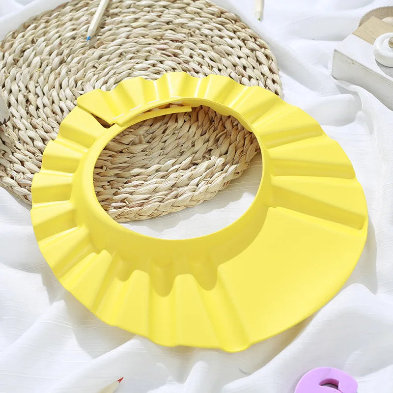 Baby Shampoo Visor, Adjustable Bath Cap for Kids Hair Washing