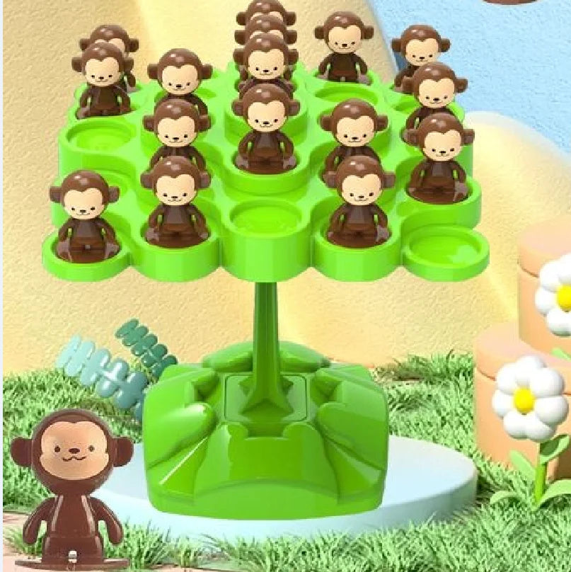 Monkey Balance Game Tree Board Toy for Kids
