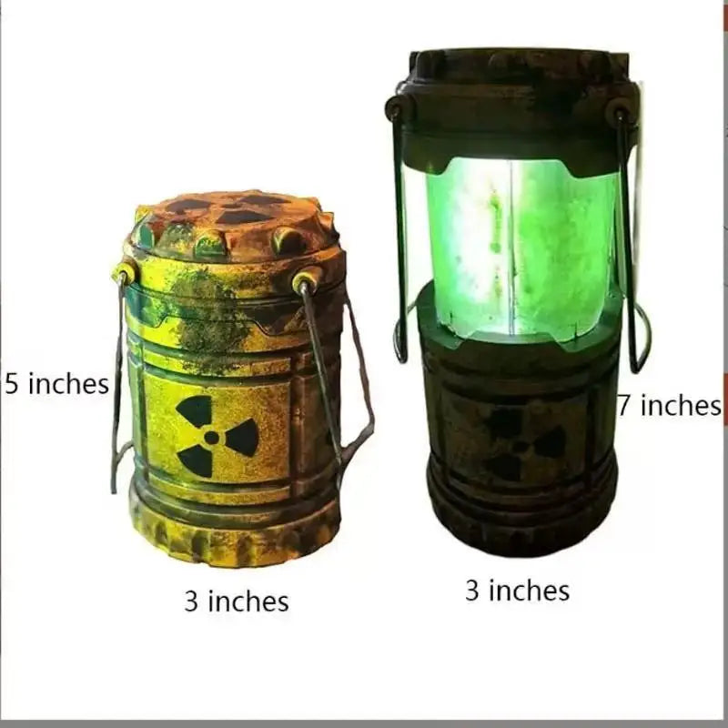Nuclear Reactor Lantern, Mini Novelty Night Lamp for Halloween Decor