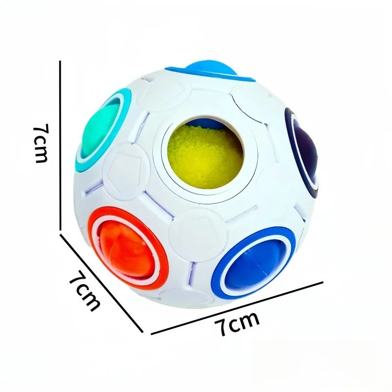 Rainbow Ball Fidget Cube