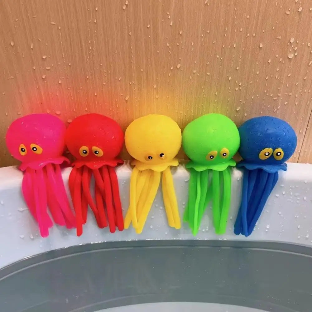 Octopus Bath Toy – Squeeze Water Toy for Kids