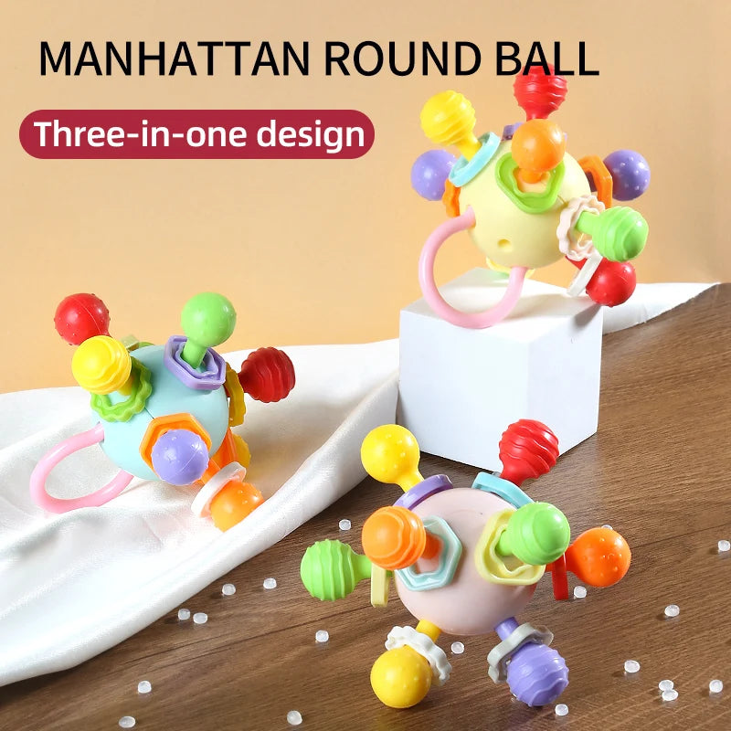 Baby Grasping Ball – Infant Sensory Activity Toy for Early Play