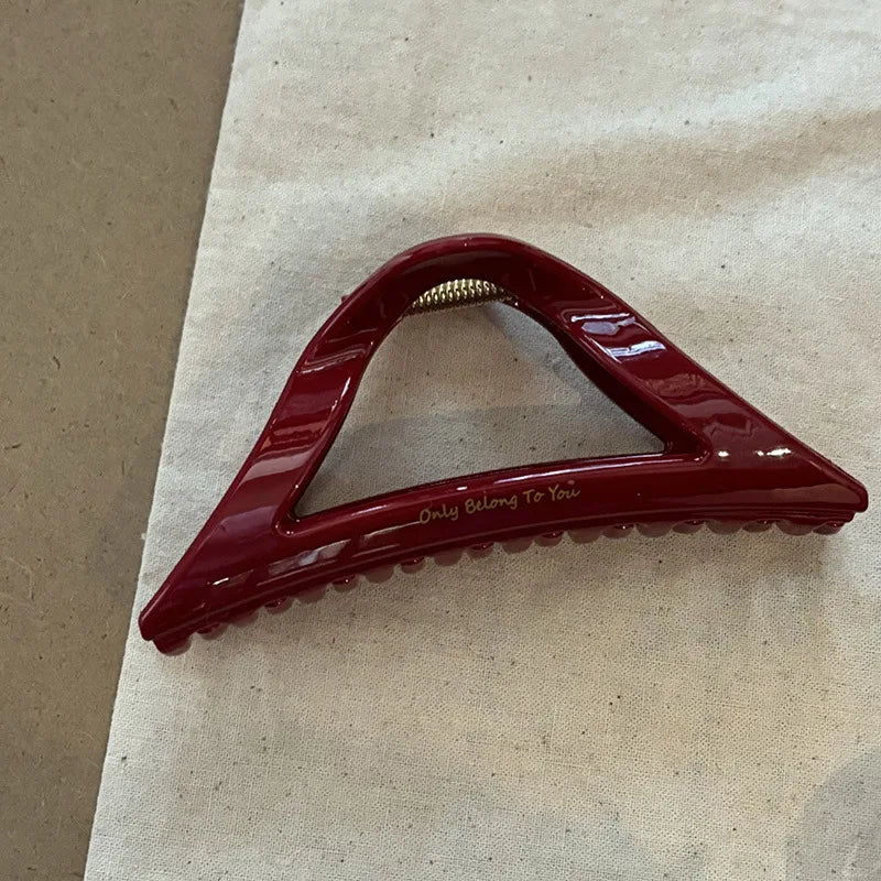 Large Hair Claw Clip – Geometric Shark Grip Hair Accessory