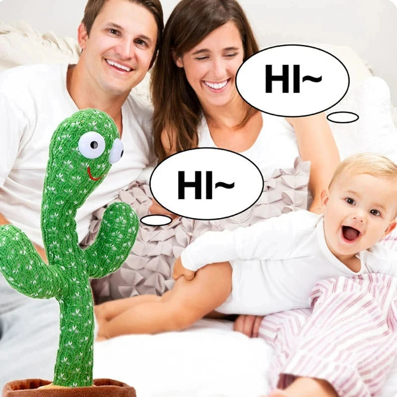 Dancing Cactus Toy – Talking Singing Plush Interactive Toy