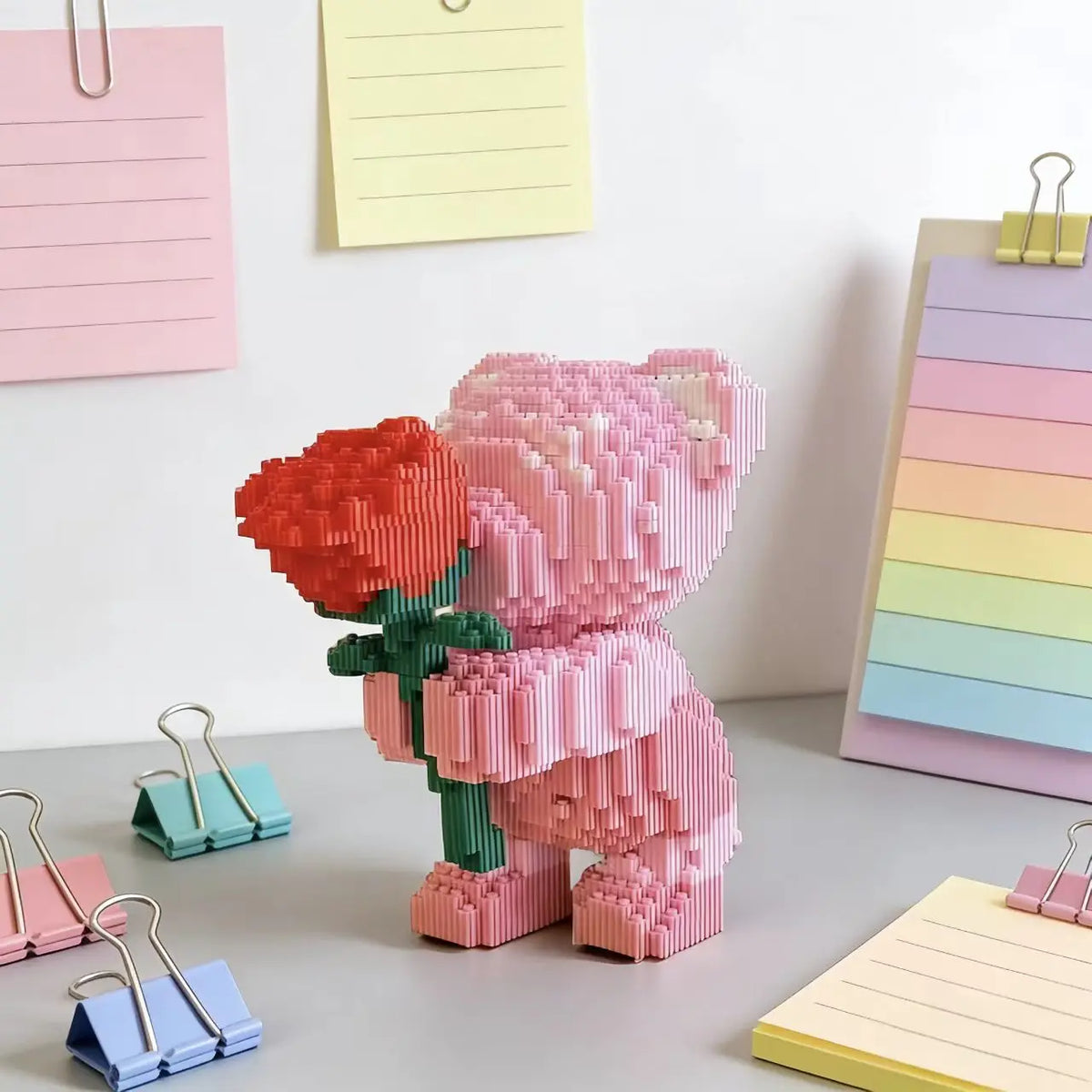 Bear Building Blocks 1230pcs Bouquet DIY Building Set