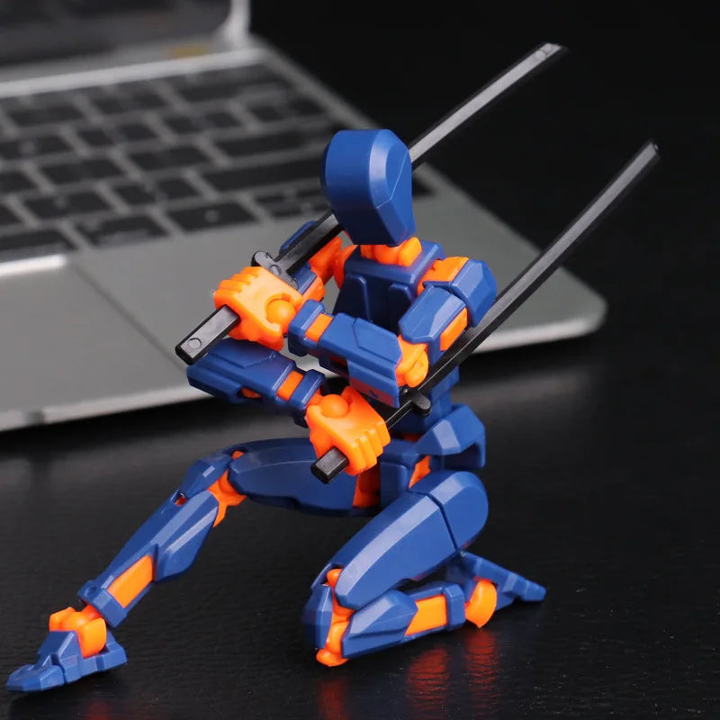 Movable Robot Action Figure – Multi-Jointed 14CM Model