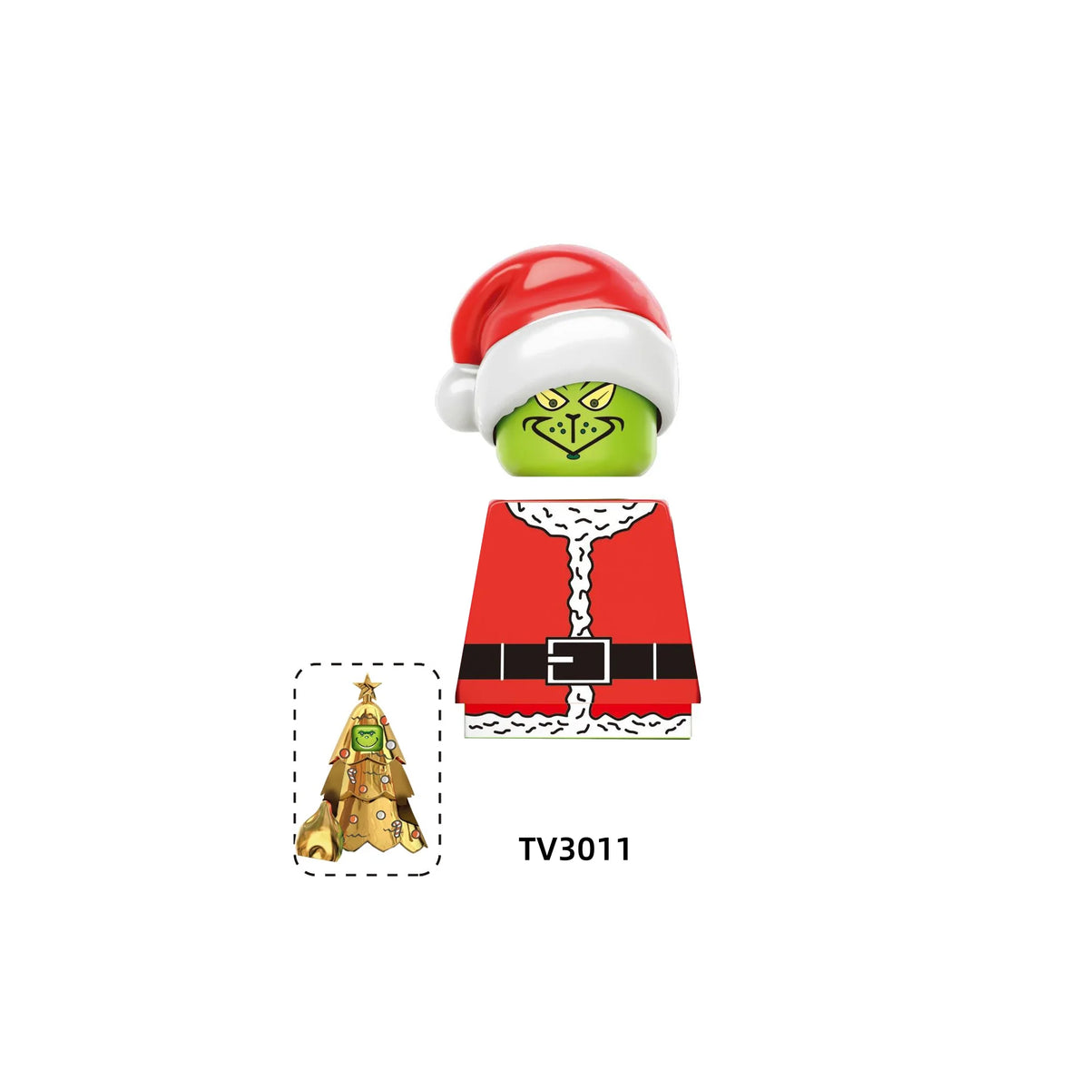 Christmas Building Blocks Santa Mini Figures DIY Building Set