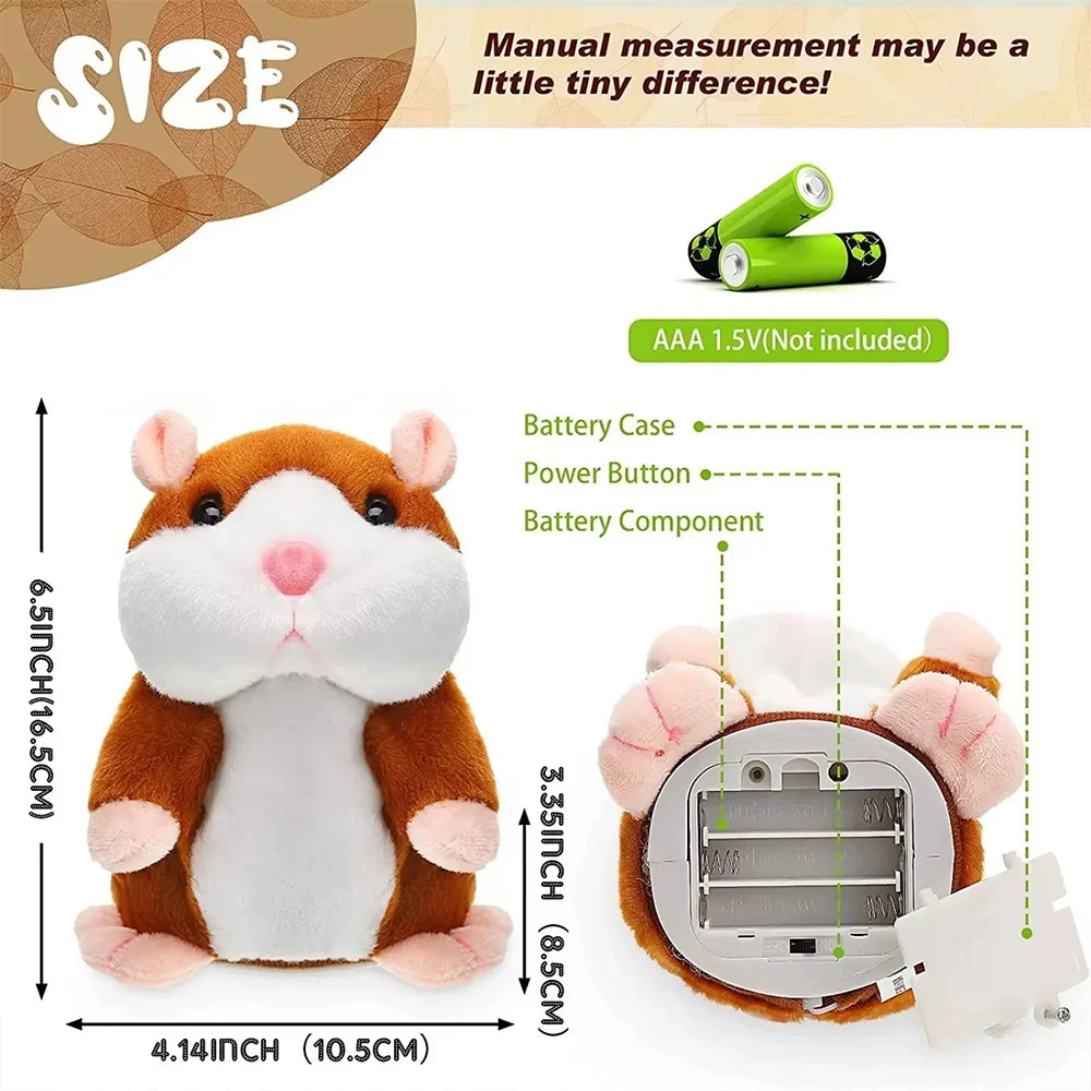 Talking Hamster Plush Toy