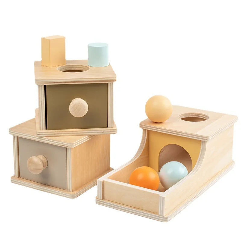 Montessori Color Matching Toy – Spinning Drum Fine Motor Activity