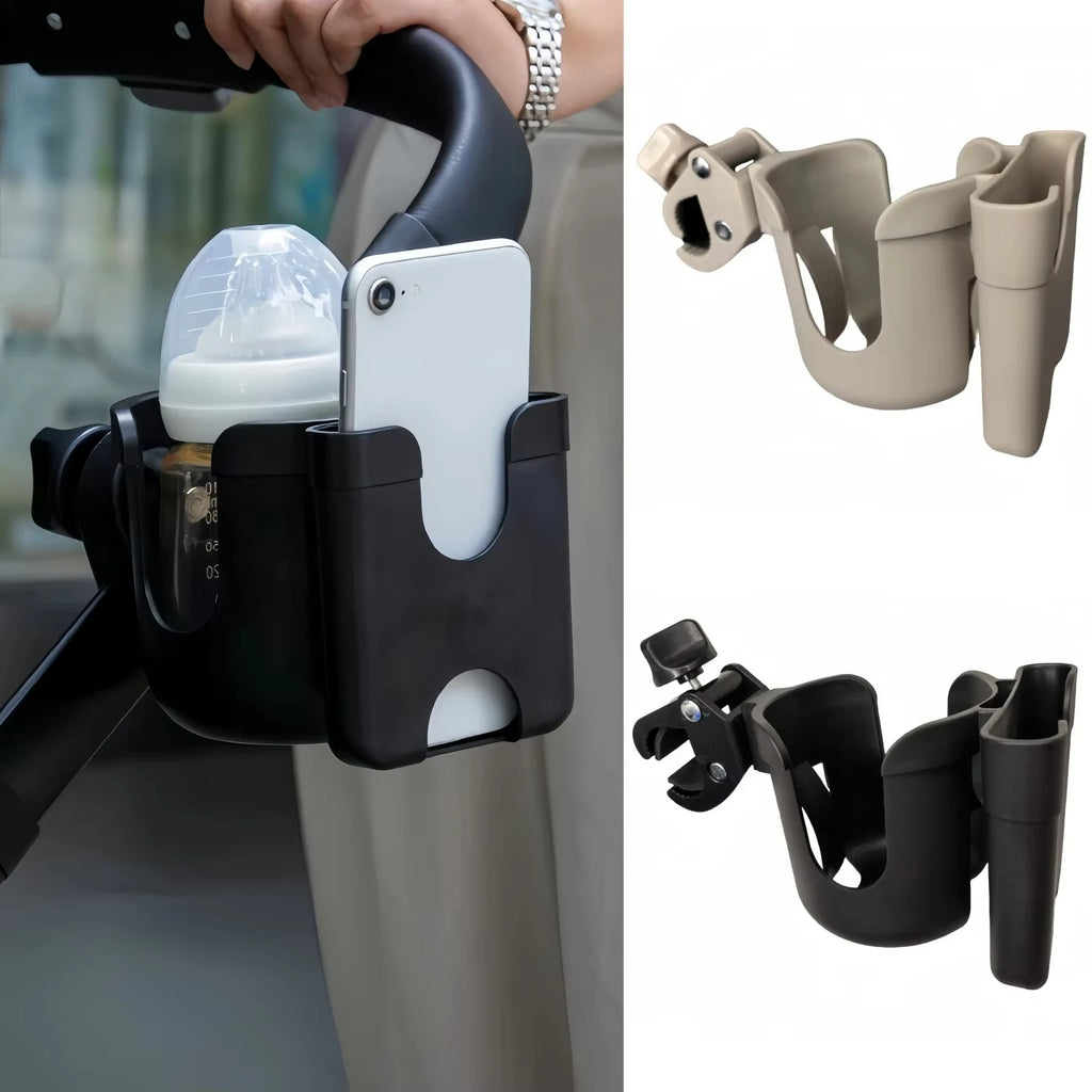 Stroller Cup Holder – Anti-Slip Pram Bottle Holder